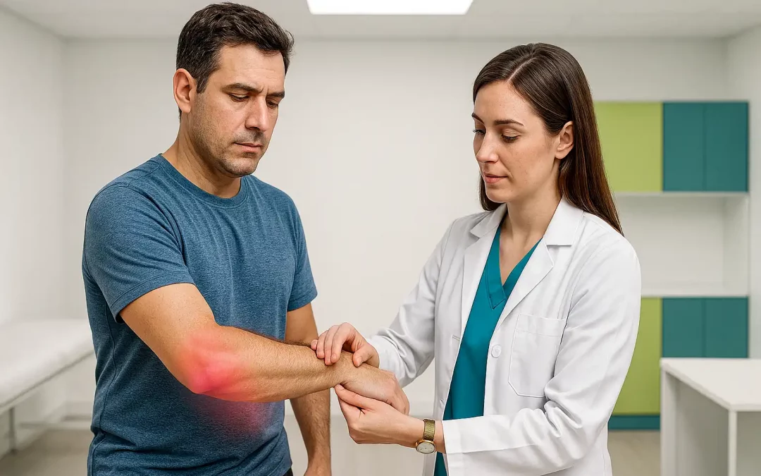 Epicondilitis lateral o codo de tenista: qué es, síntomas y tratamiento en Madrid