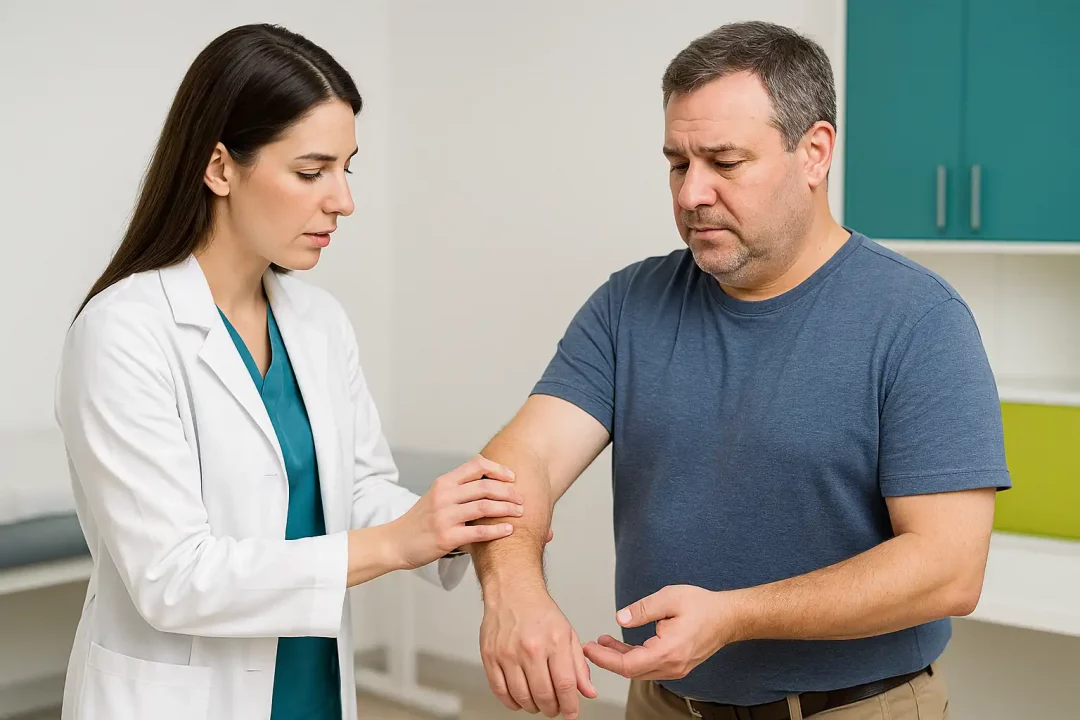 Rehabilitación del Codo. Epitrocleitis (Codo De Golfista). Dra. Maitin en Madrid