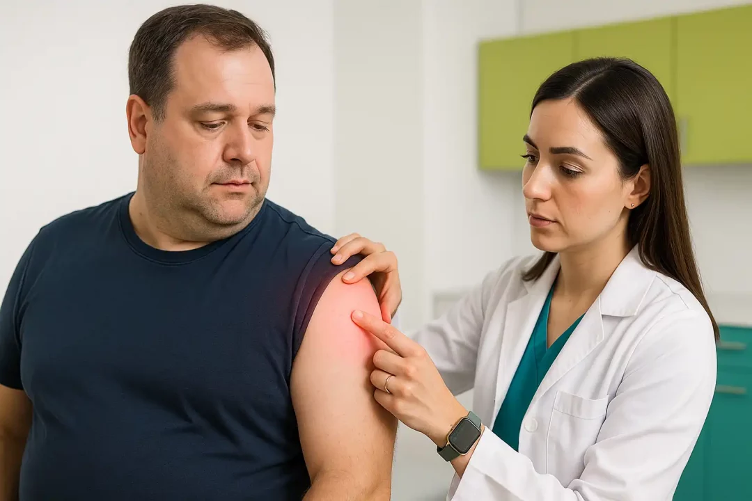 Rehabilitación del Hombro. Síndrome De Pinzamiento Subacromial. Dra. Maitin en Madrid